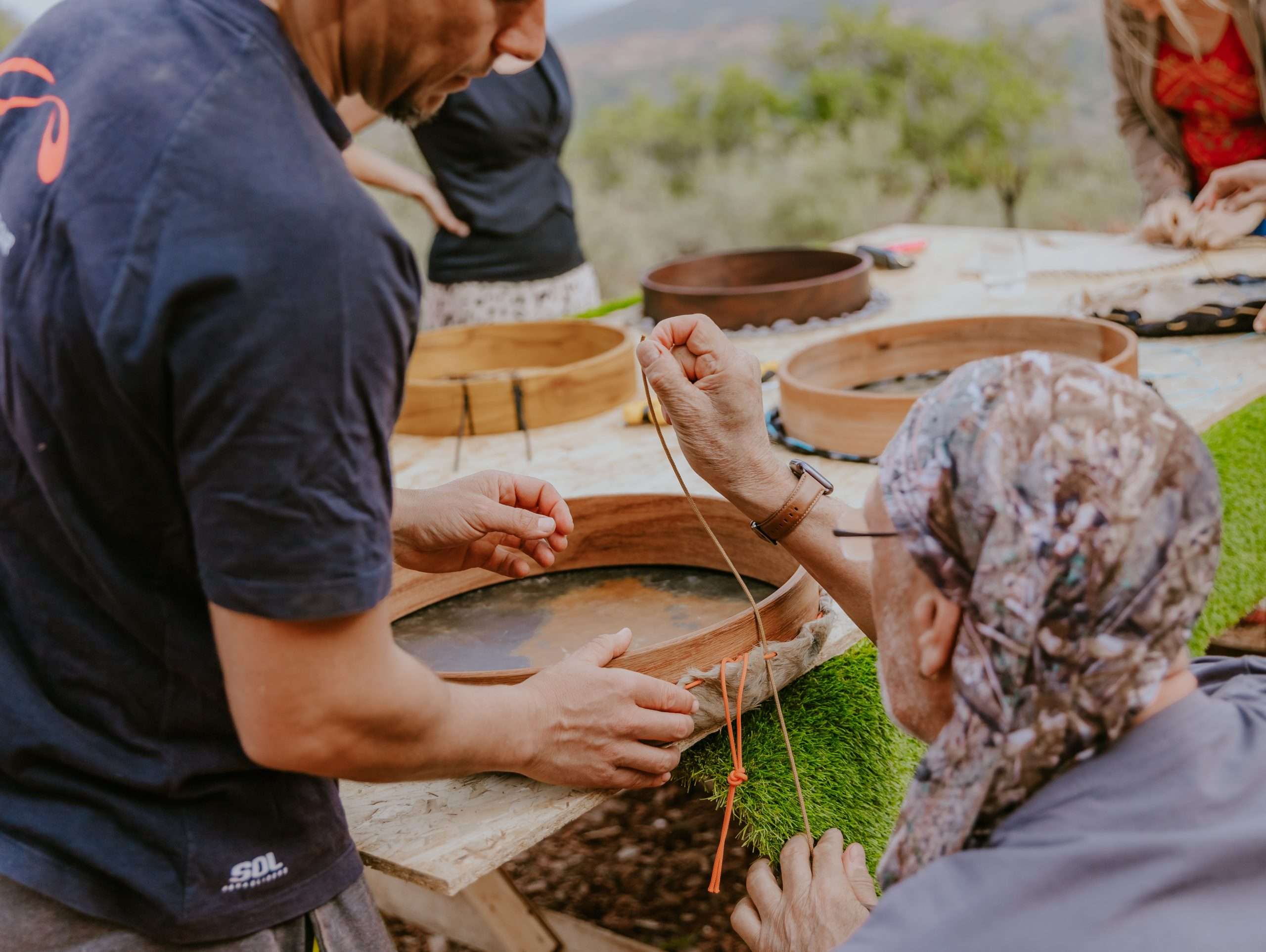 Drum building at Costa del Soul