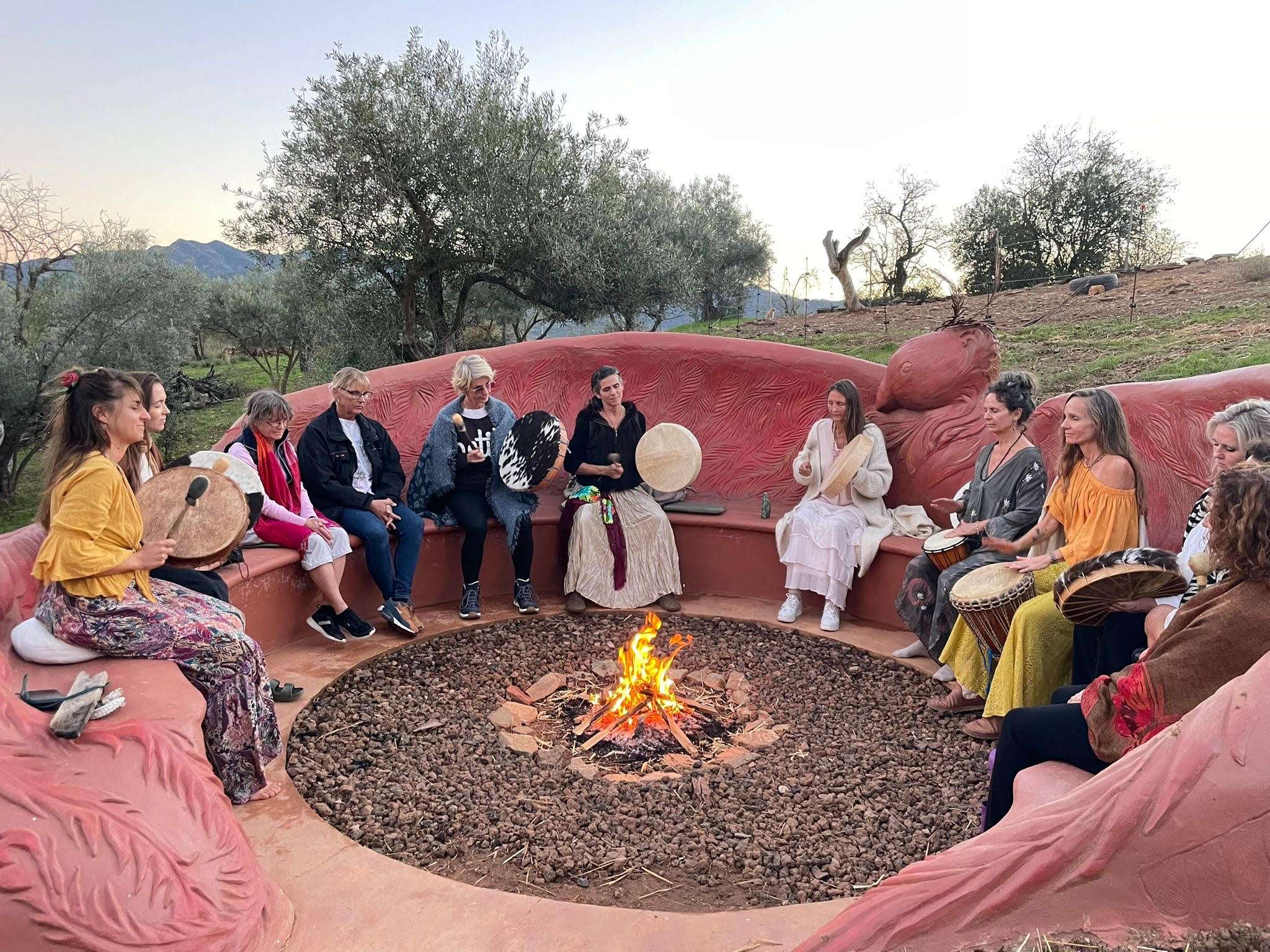 Drumming Circle at Costa del Soul