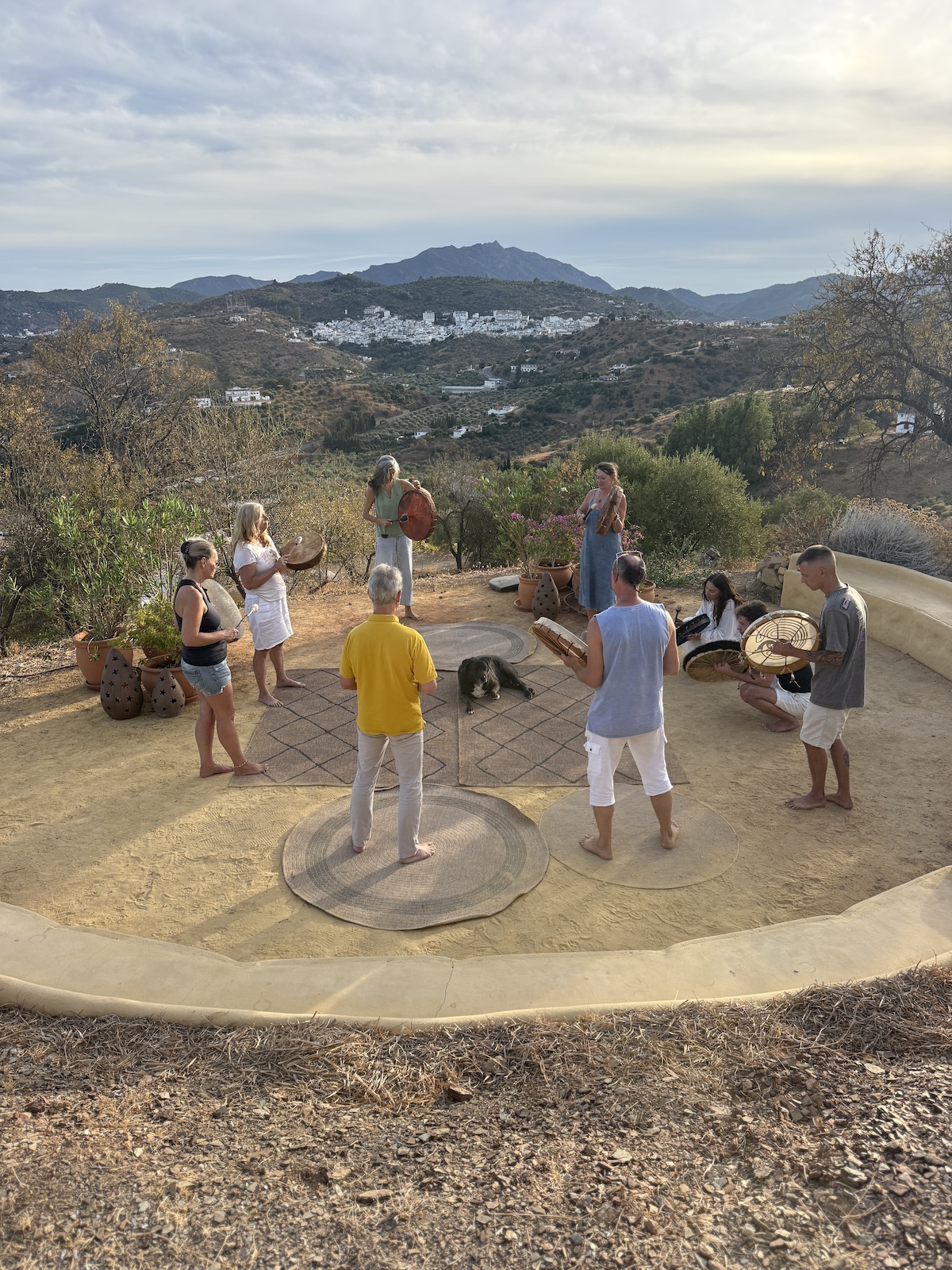 Drumming circle